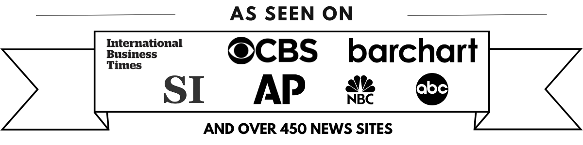 Featured on SI, International Business Times, Barchart, ABC, NBC, CBS, AP, and over 450 news sites